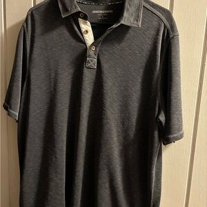 Johnston & Murphy Charcoal Polo Shirt